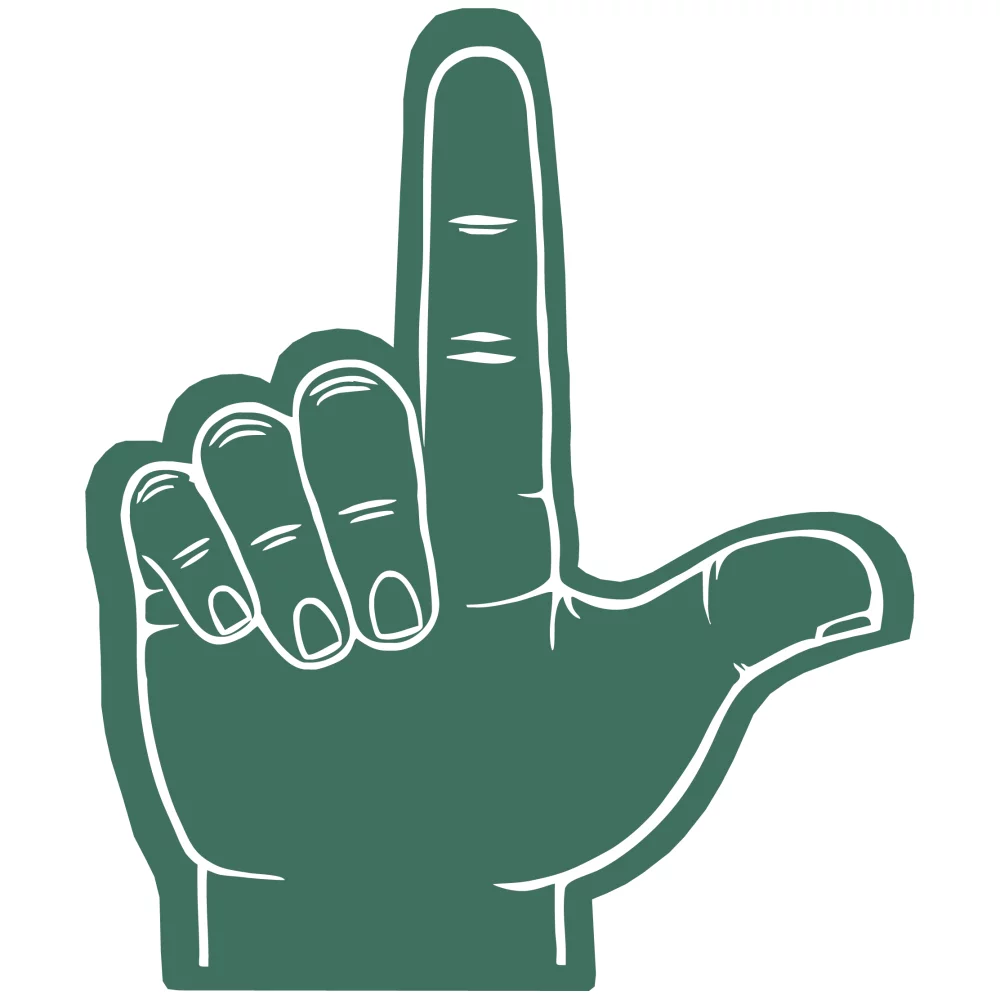 Pistolet en mousse / Main gauche