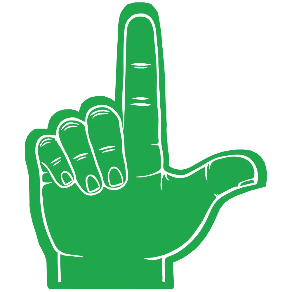 Pistolet en mousse / Main gauche