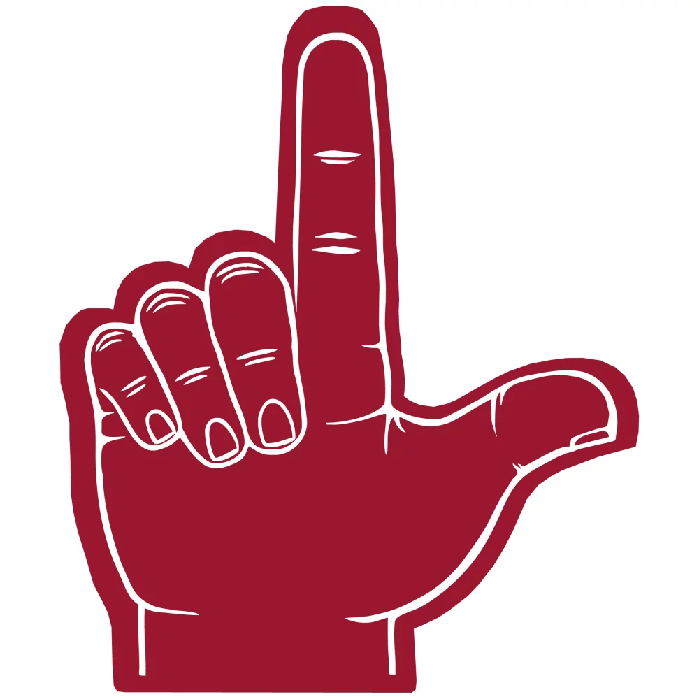 Pistolet en mousse / Main gauche