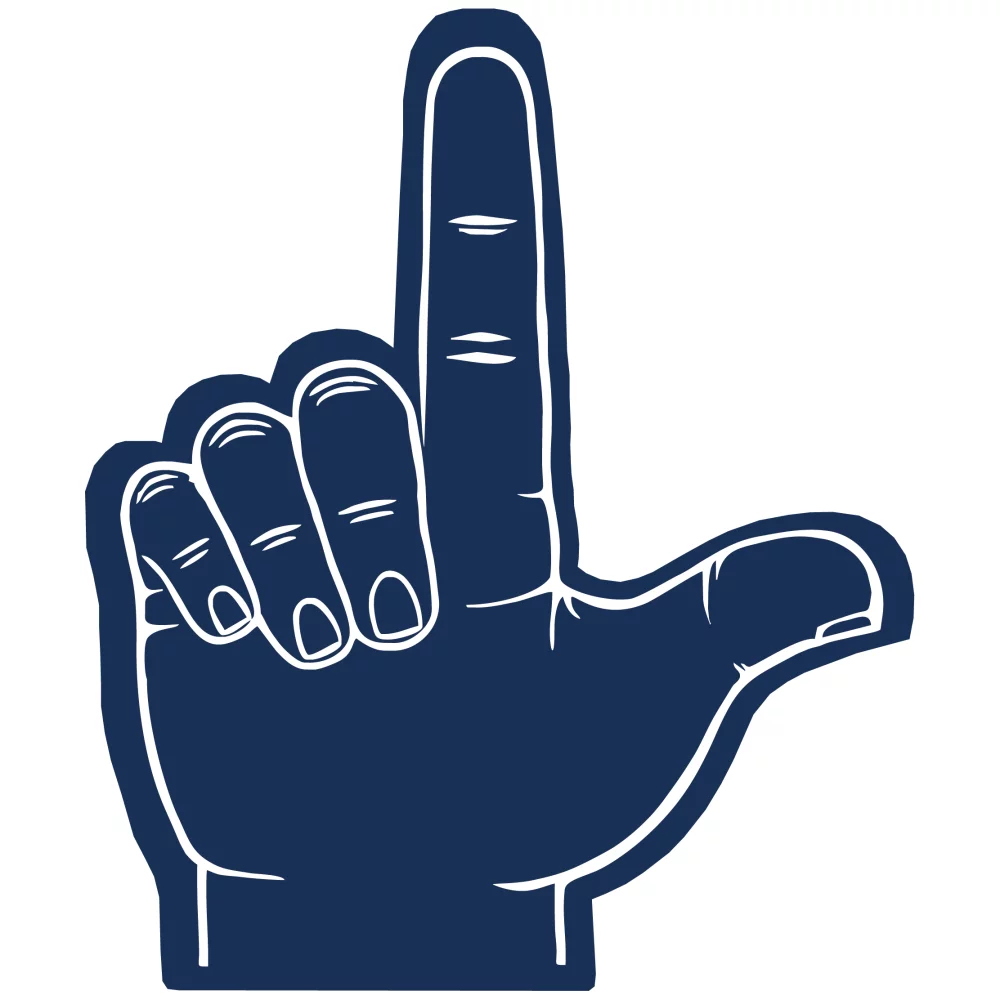 Pistolet en mousse / Main gauche