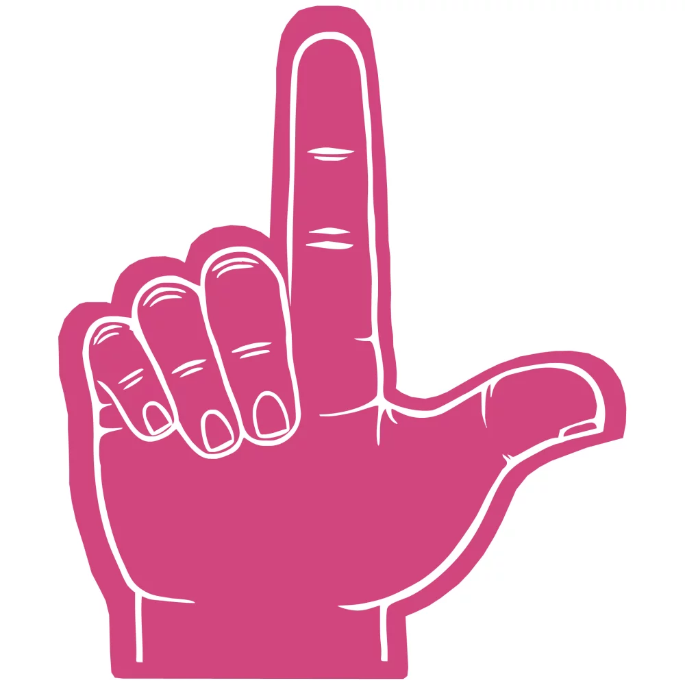 Pistolet en mousse / Main gauche