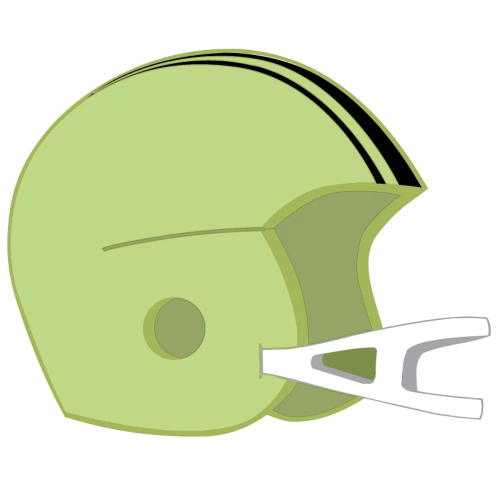 Casque de football en mousse