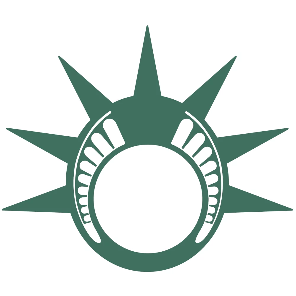 Visière de la couronne de la Statue de la Liberté