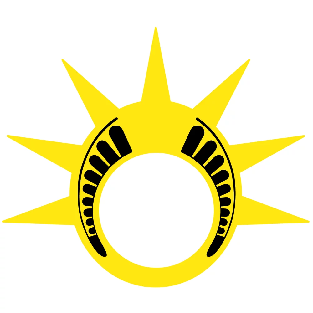 Visière de la couronne de la Statue de la Liberté