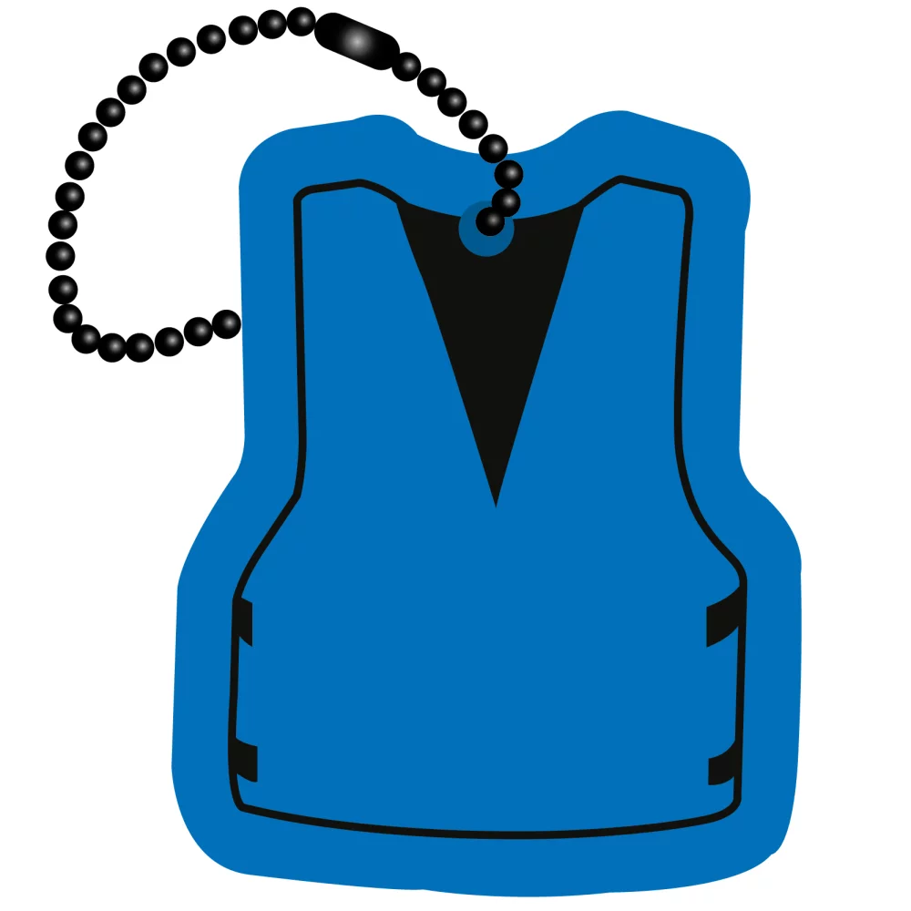 Porte-clés en mousse - Gilet de sauvetage