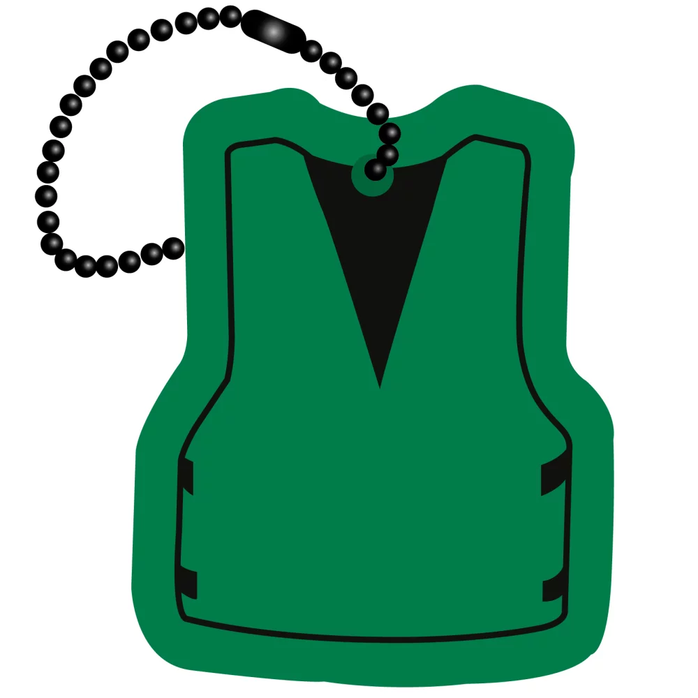 Porte-clés en mousse - Gilet de sauvetage
