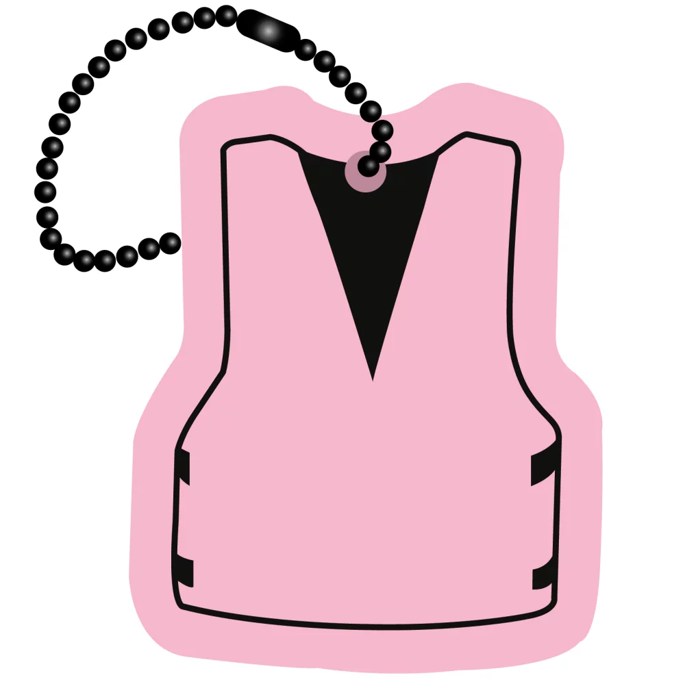 Porte-clés en mousse - Gilet de sauvetage