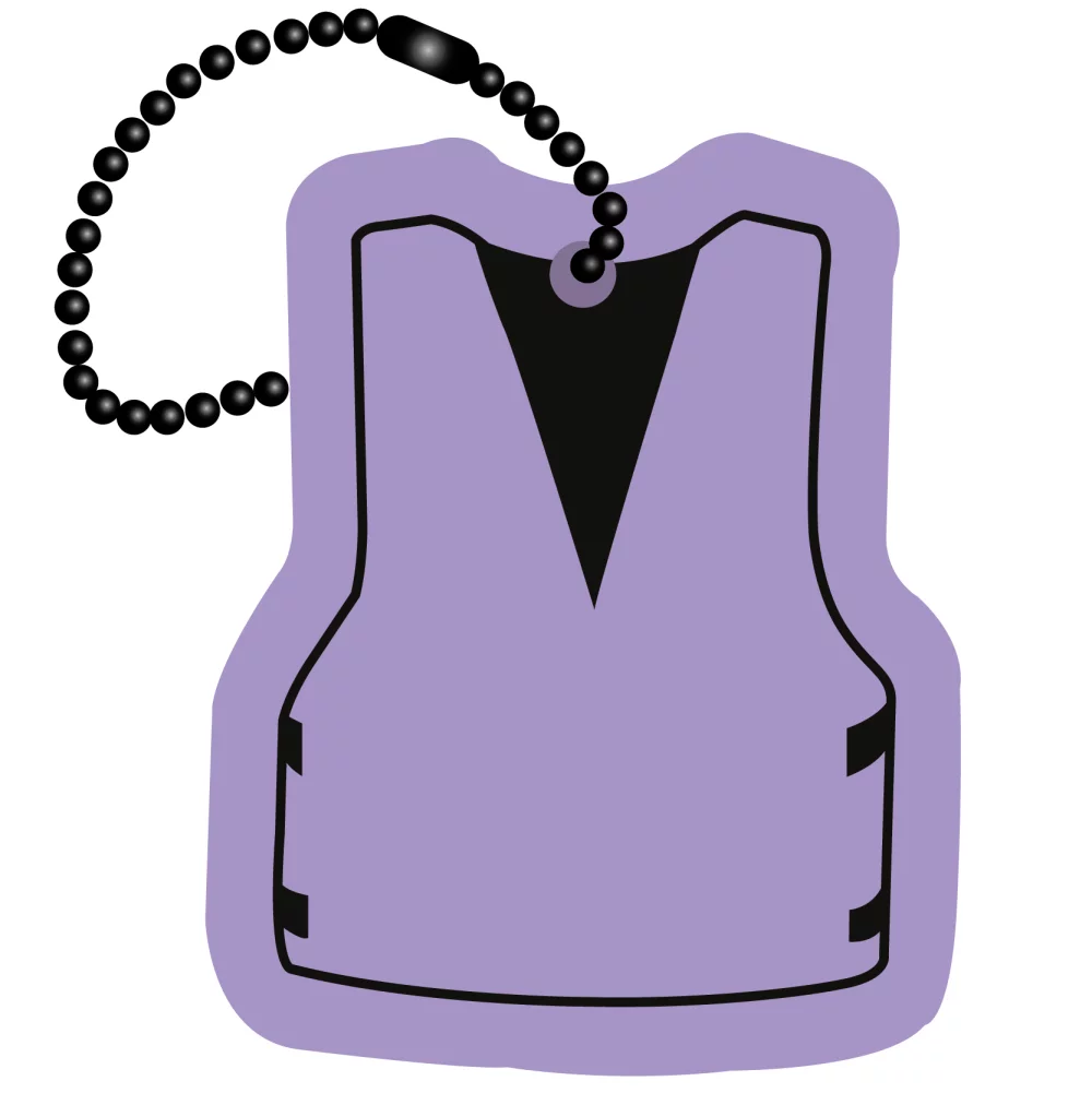 Porte-clés en mousse - Gilet de sauvetage