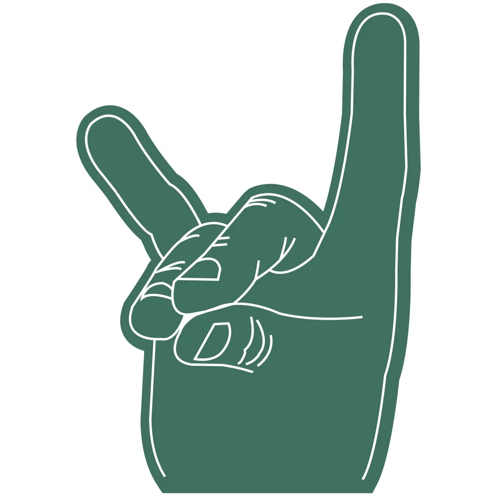 Corne d'antilope à la main