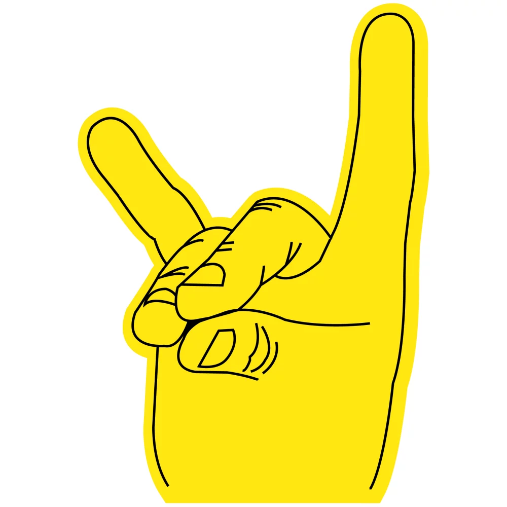 Corne d'antilope à la main