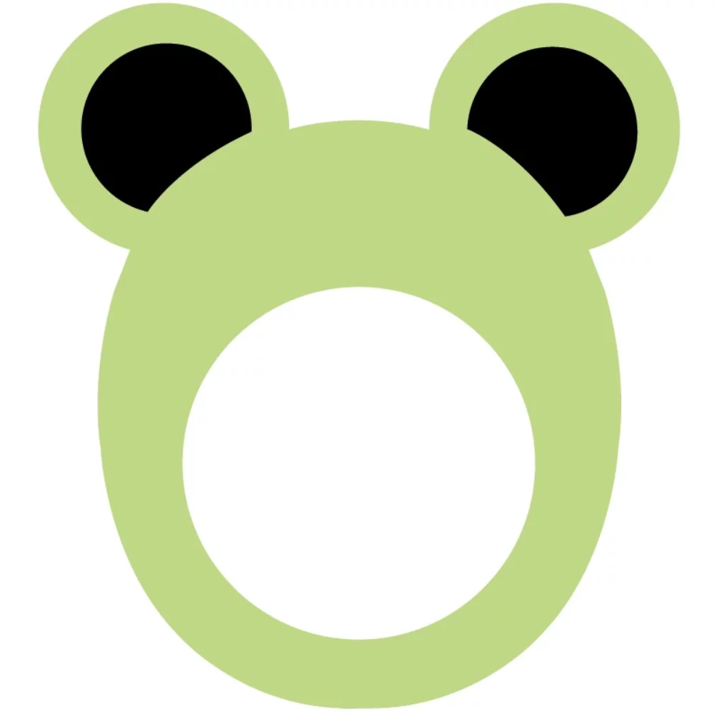 Visière à oreilles d'animaux arrondies