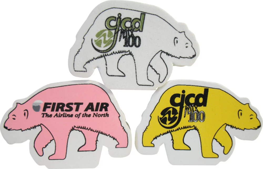 Embout d'antenne en mousse - Ours polaire