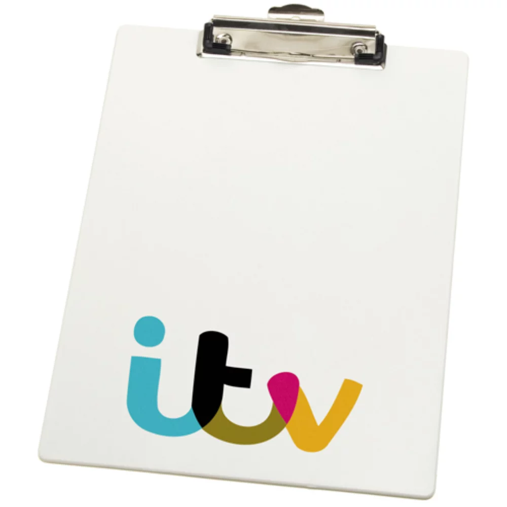 Metal Clip Letter Size Clipboards w/ 4 Colour Process (9"x12")