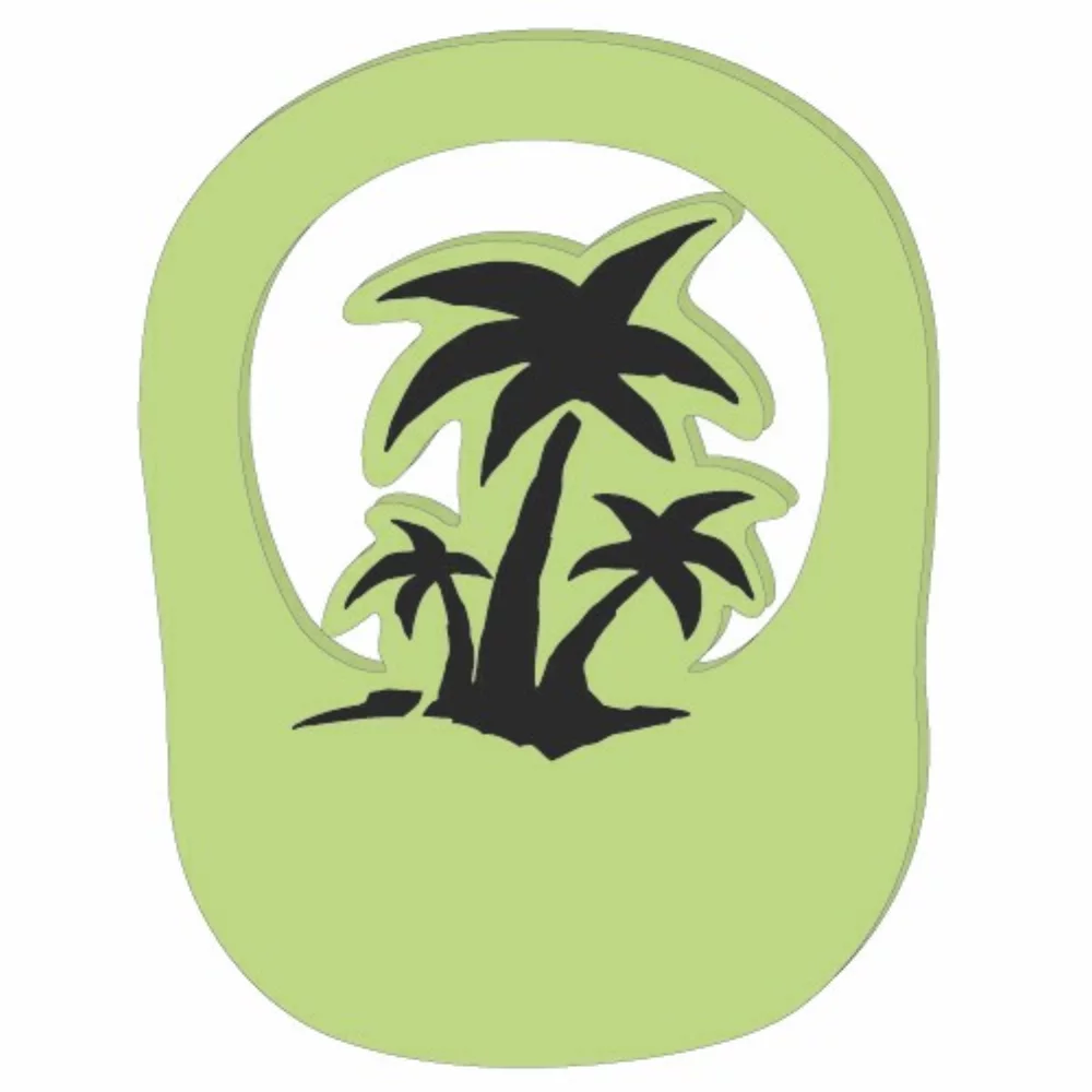 Pop-Up Visor - Palm Tree