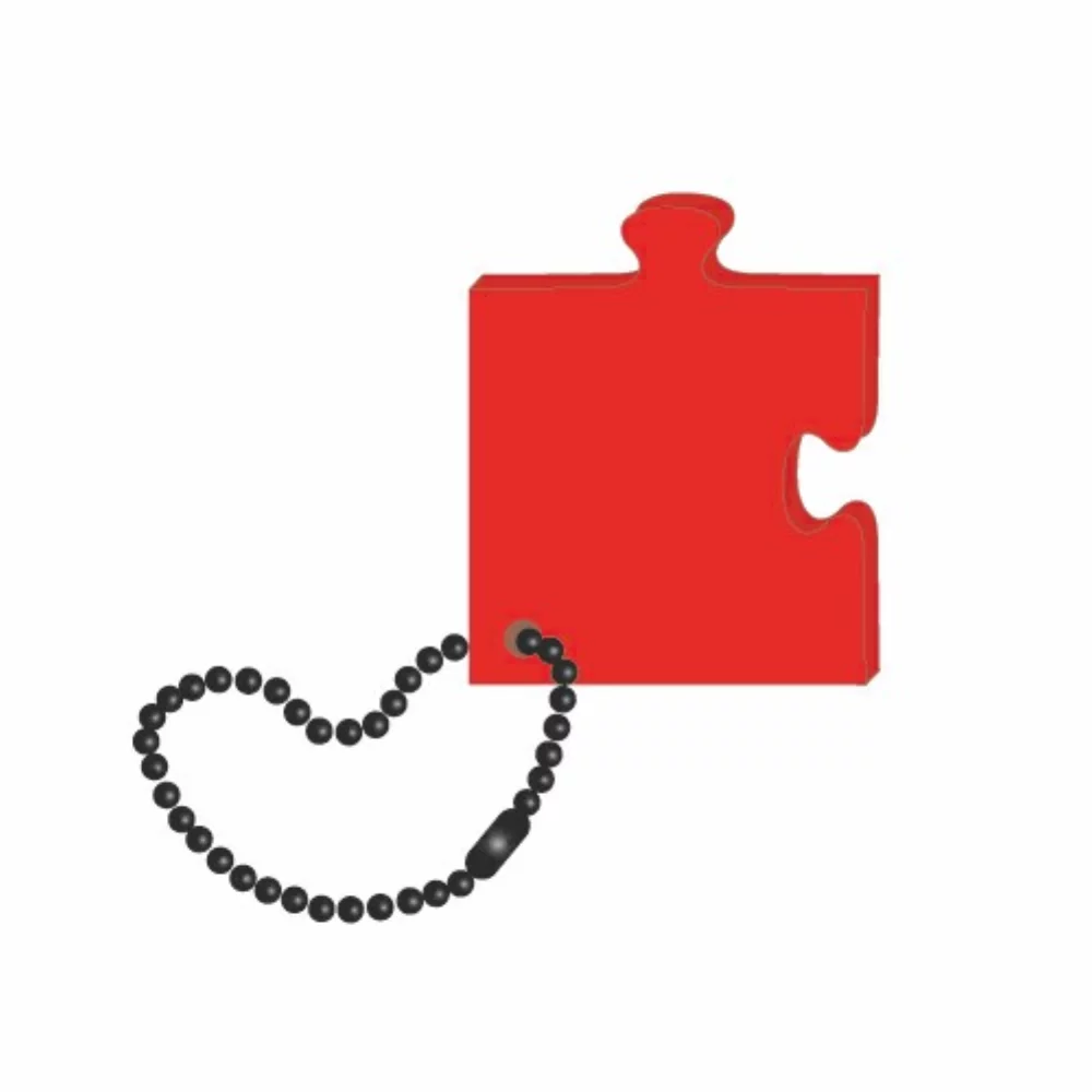 Étiquette de clé en mousse - Pièce de puzzle de 2 pouces