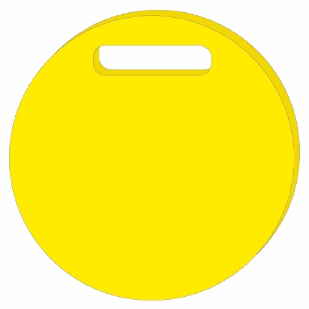 Coussin de siège rond en mousse imperméable de 12 pouces.