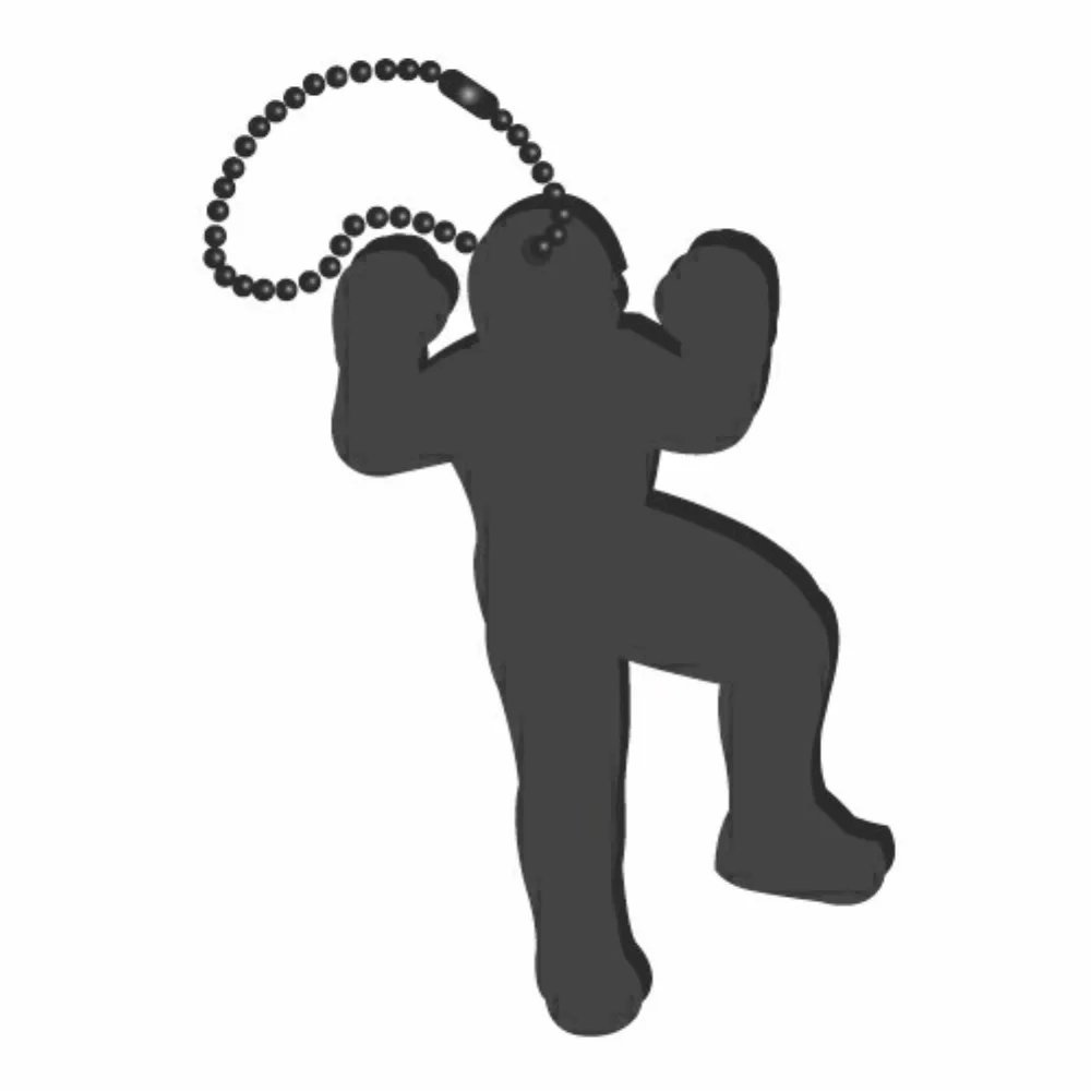 Porte-clés en mousse - Contour du corps