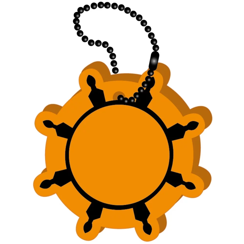 Porte-clés en mousse - Roue de bateau
