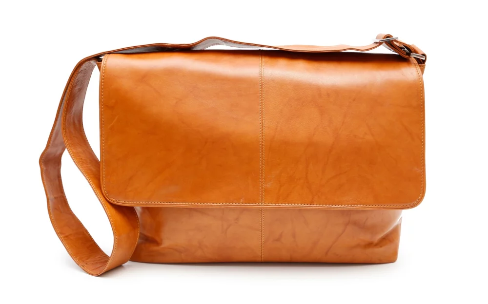 Ashlin® Designer Fredrick British Tan Classic Messenger Briefcase