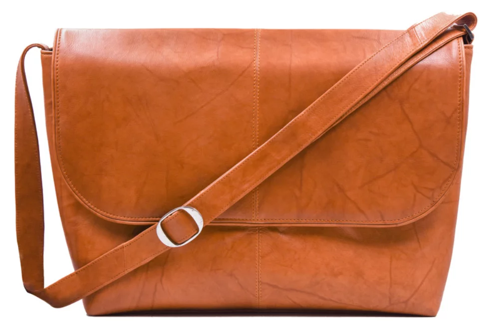 Ashlin® Designer Fredrick British Tan Classic Messenger Briefcase