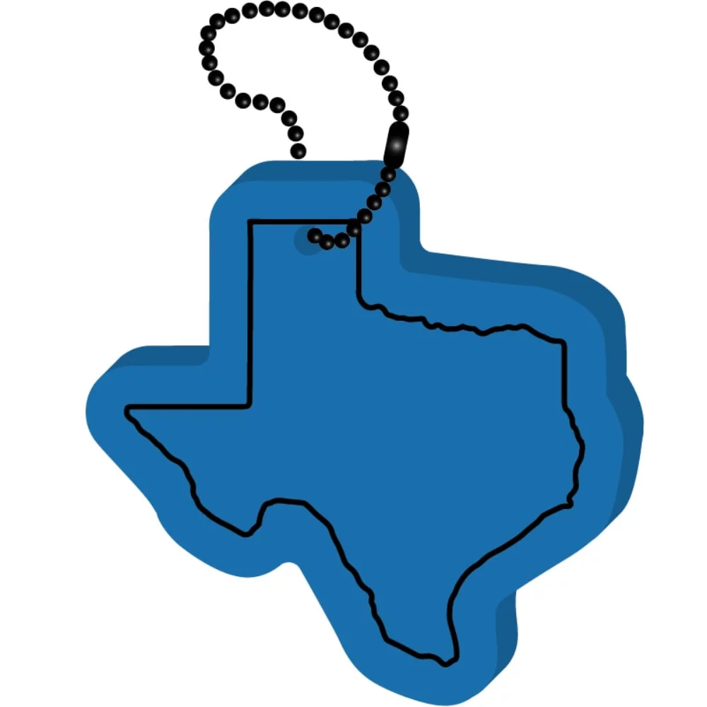 Étiquette de clé de l'État du Texas