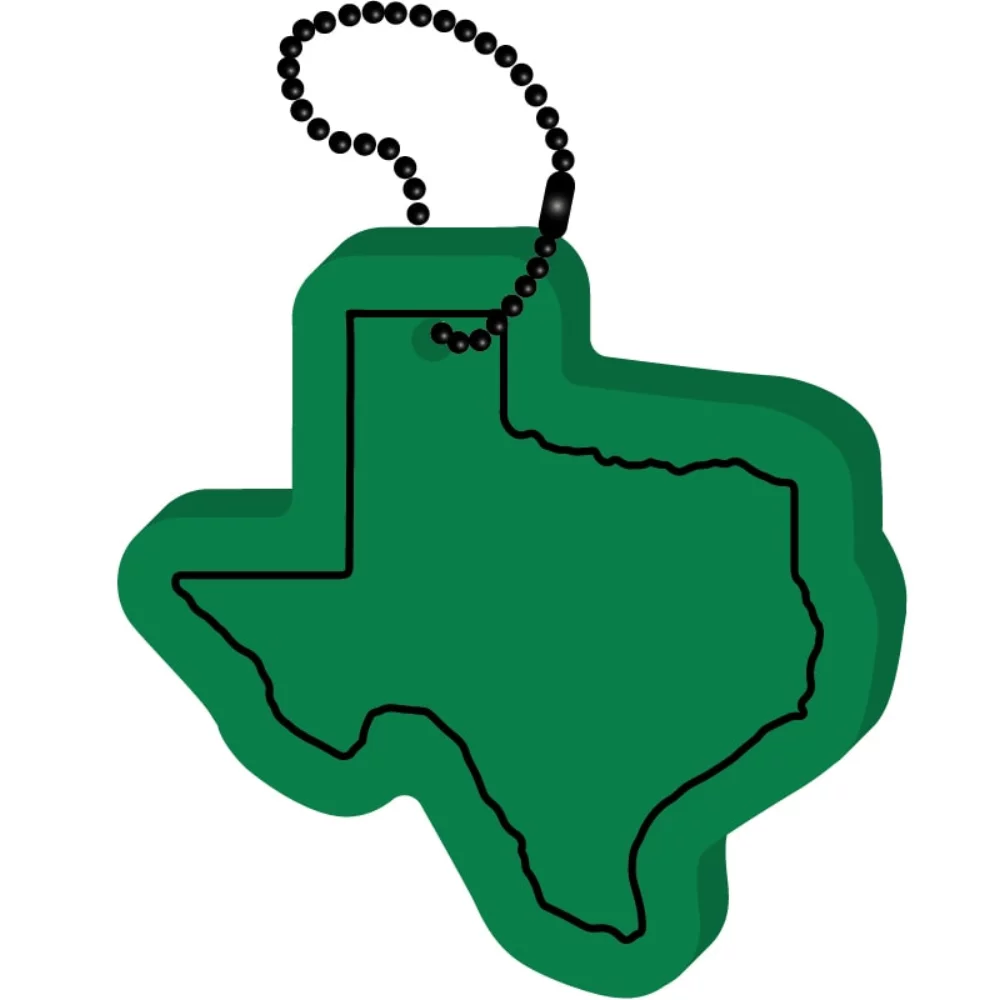 Étiquette de clé de l'État du Texas