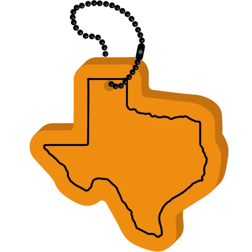 Étiquette de clé de l'État du Texas