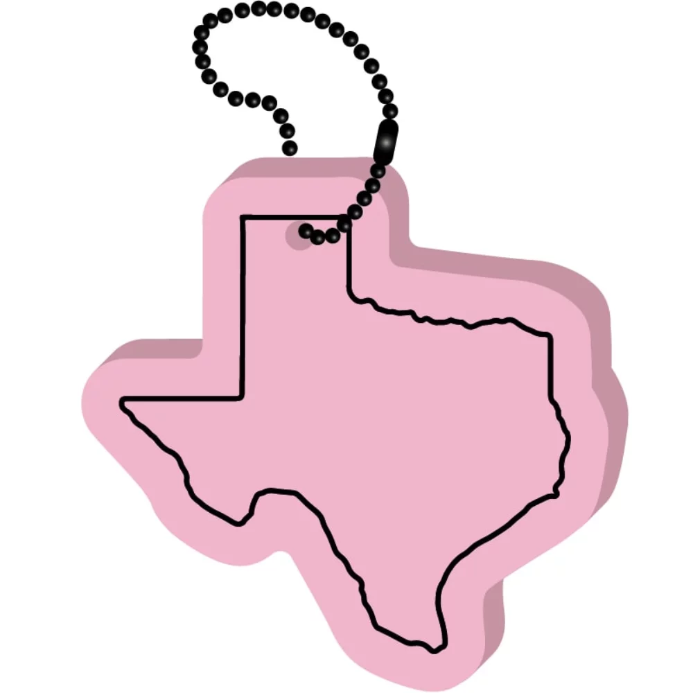 Étiquette de clé de l'État du Texas