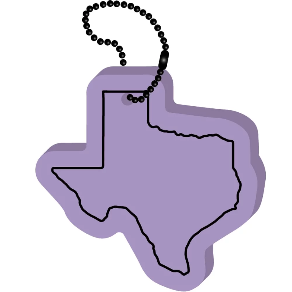 Étiquette de clé de l'État du Texas