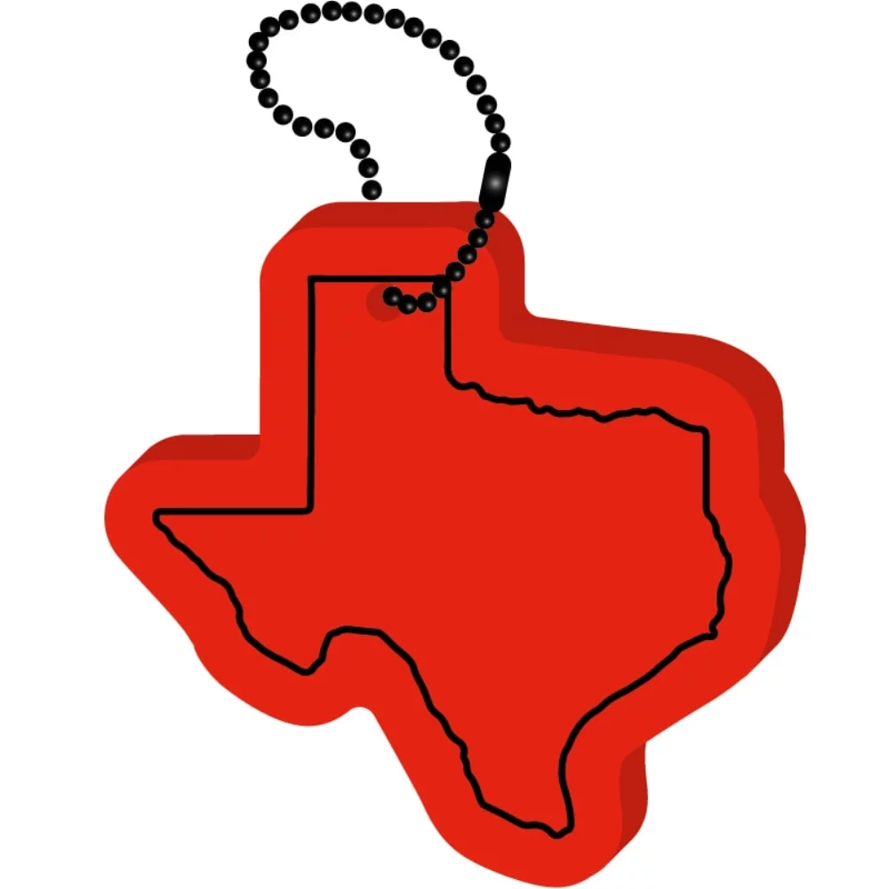 Étiquette de clé de l'État du Texas
