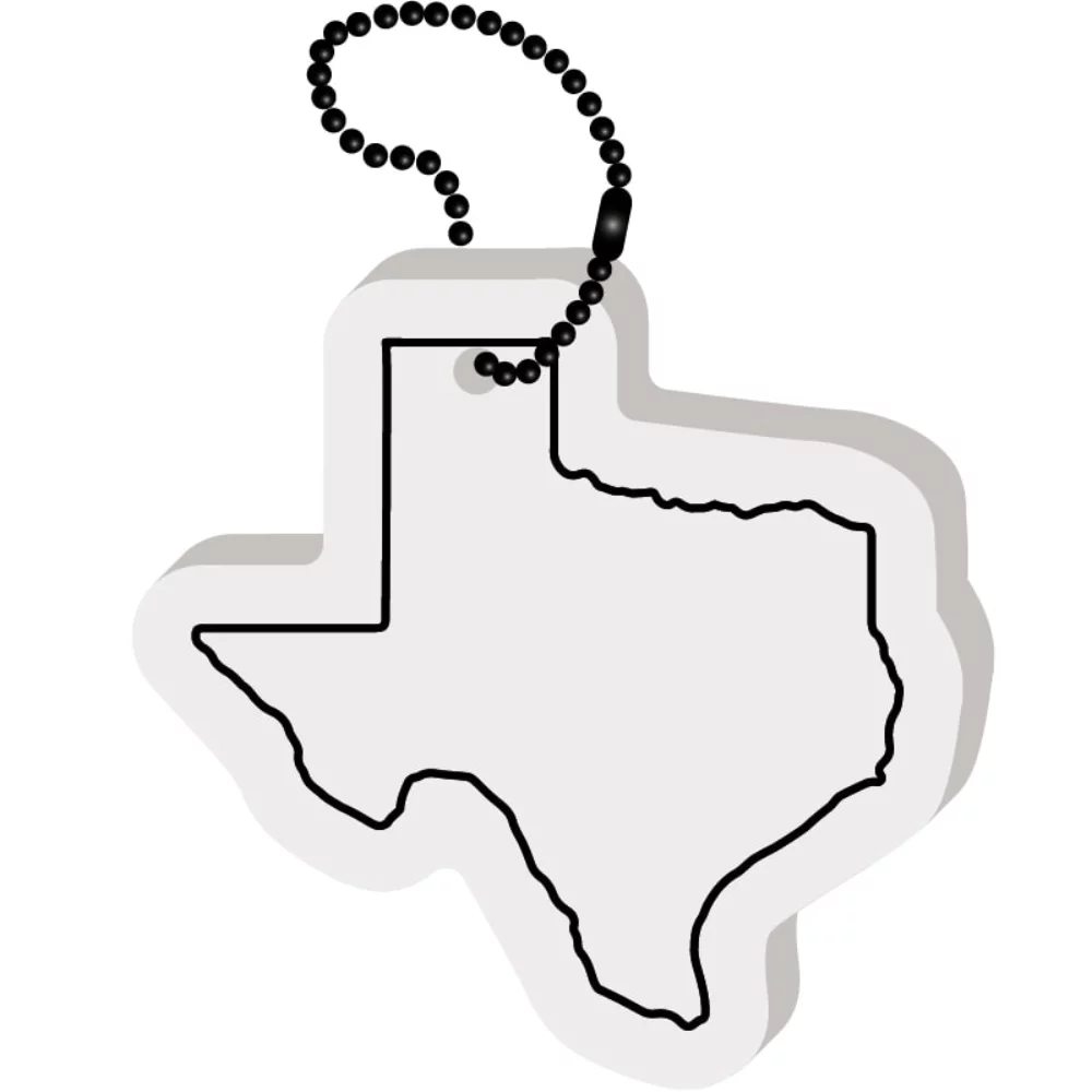Étiquette de clé de l'État du Texas