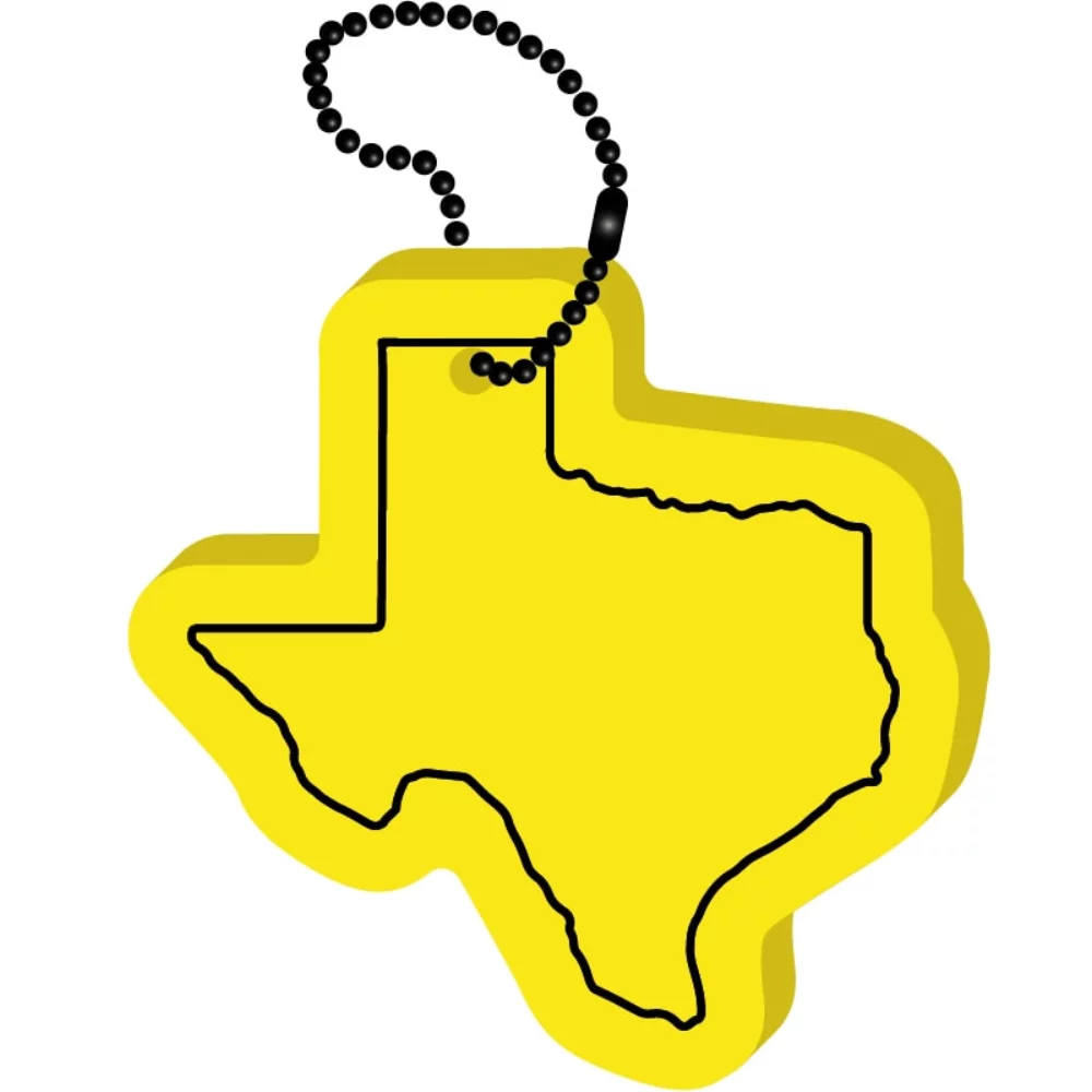 Étiquette de clé de l'État du Texas