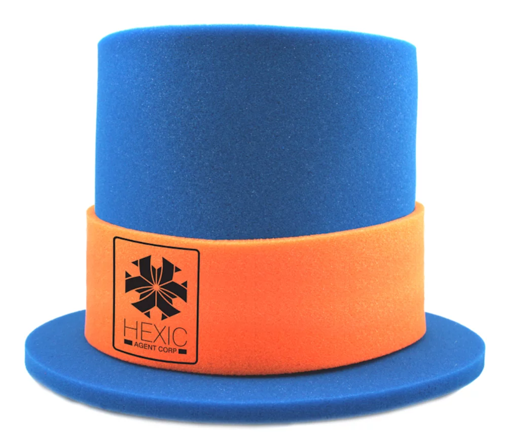 Chapeau haut en mousse