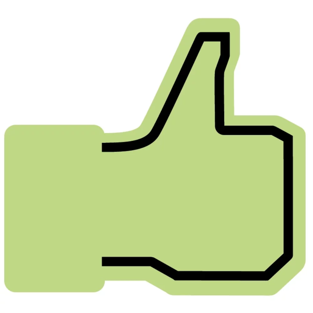 Mitt en mousse pour main Facebook