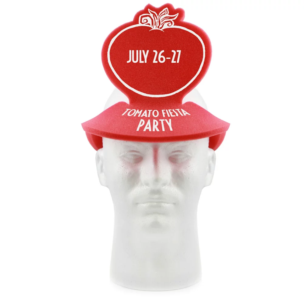 Visière Pop-Up - Tomate