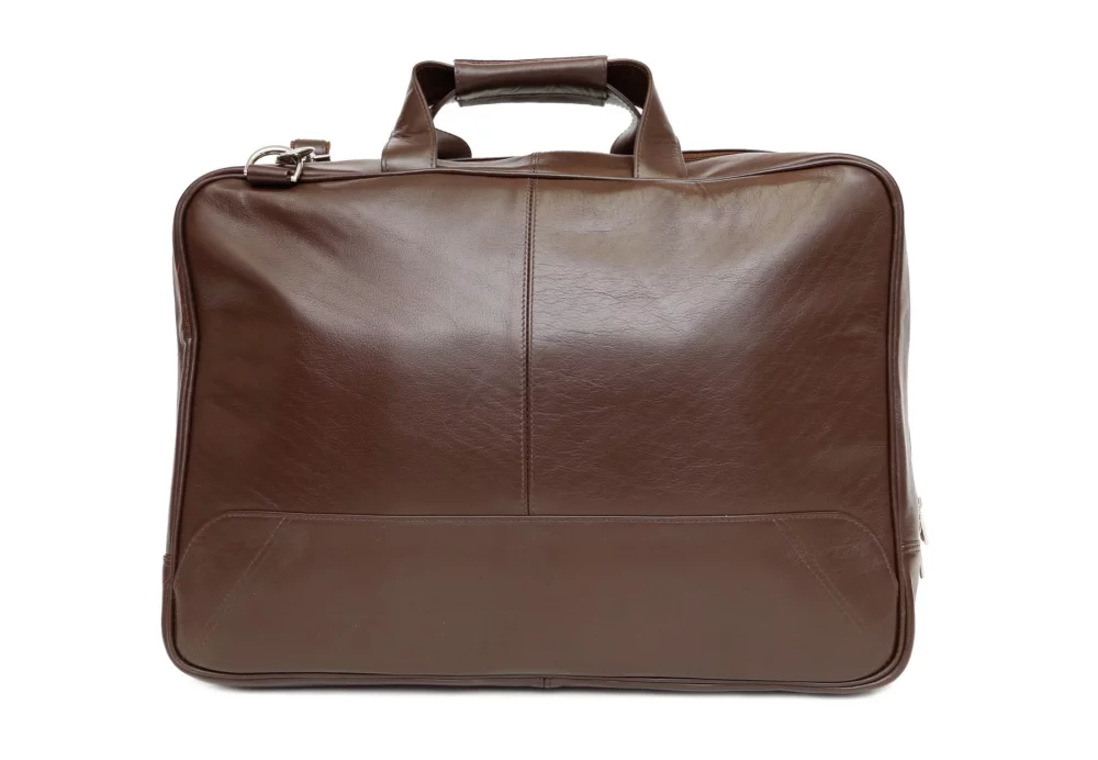 Ashlin® Designer Carson Expresso Brown Laptop Briefcase w/Removable Shoulder Strap