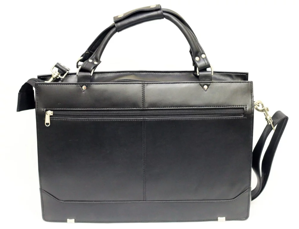 Ashlin® Designer Winchester Slim Leather + Leatherette Briefcase