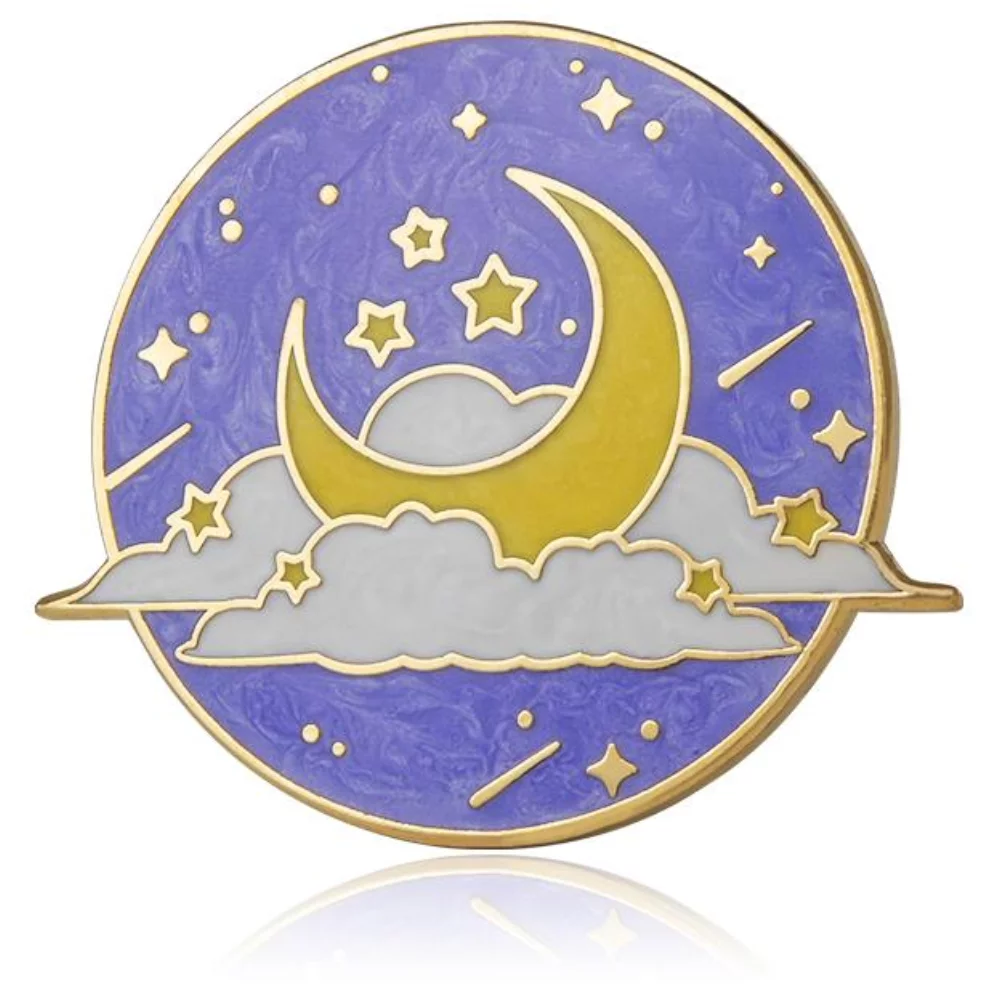 1/2" Cloisonne/Hard Enamel Pin