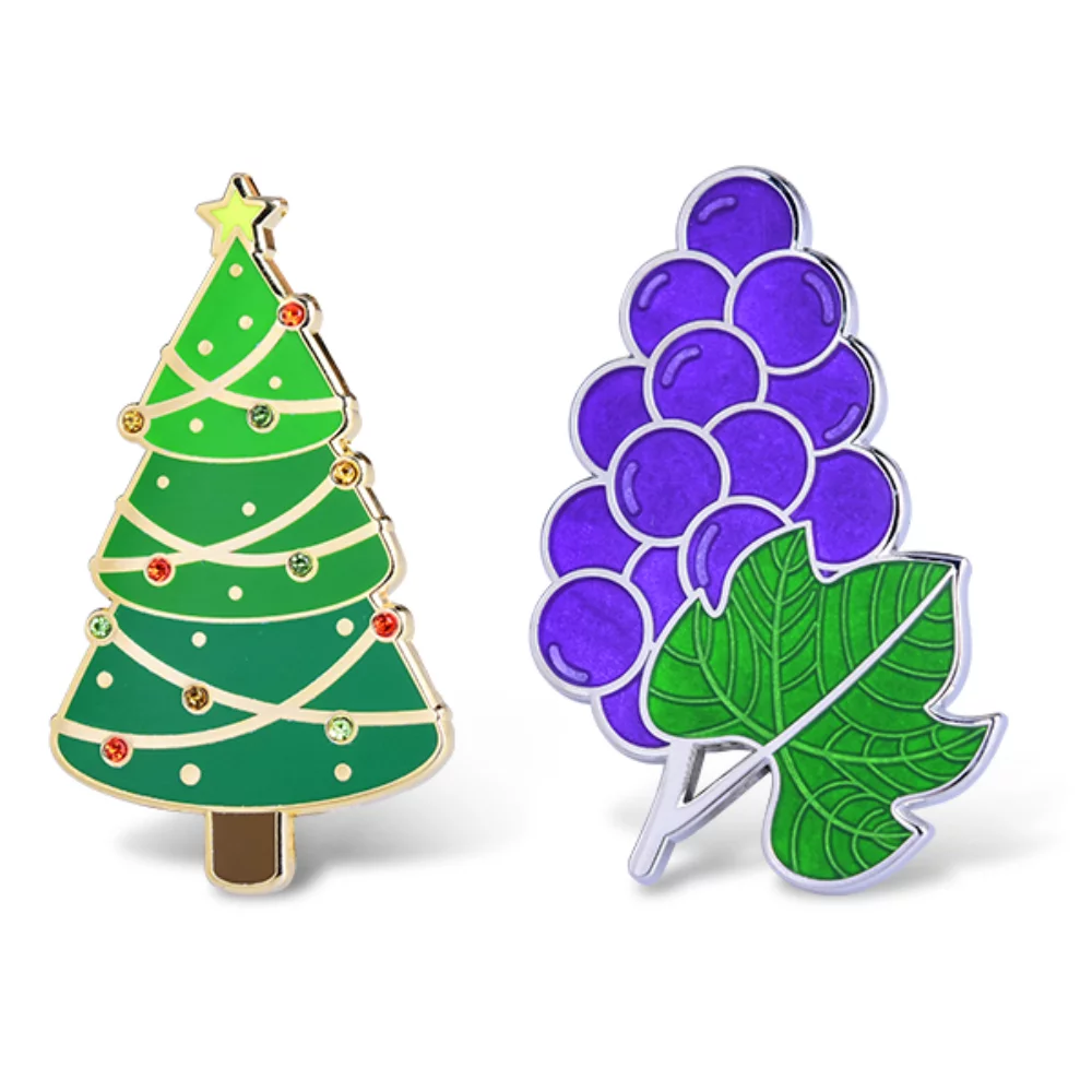 1/2" Cloisonne/Hard Enamel Pin