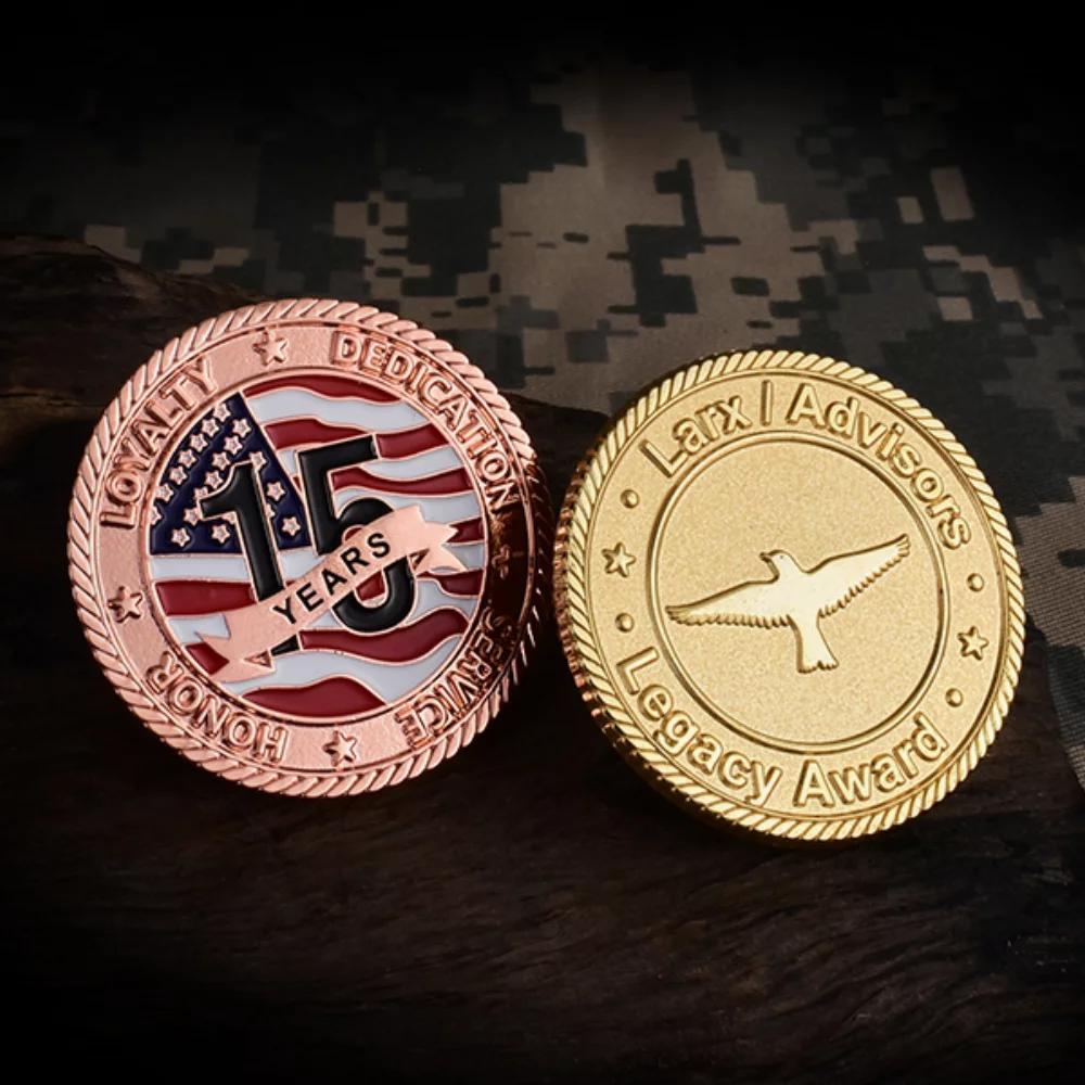 1.25" Custom Shape Die Struck Challenge Coin (No Color)