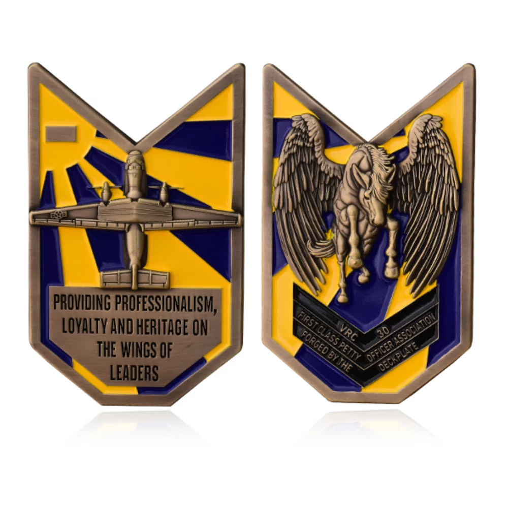 2" Custom Shape Soft Enamel Coin