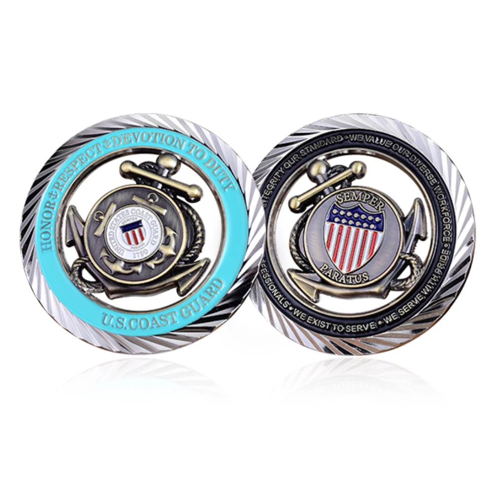 1.25" Soft Enamel Coins (Color 2 Sides)