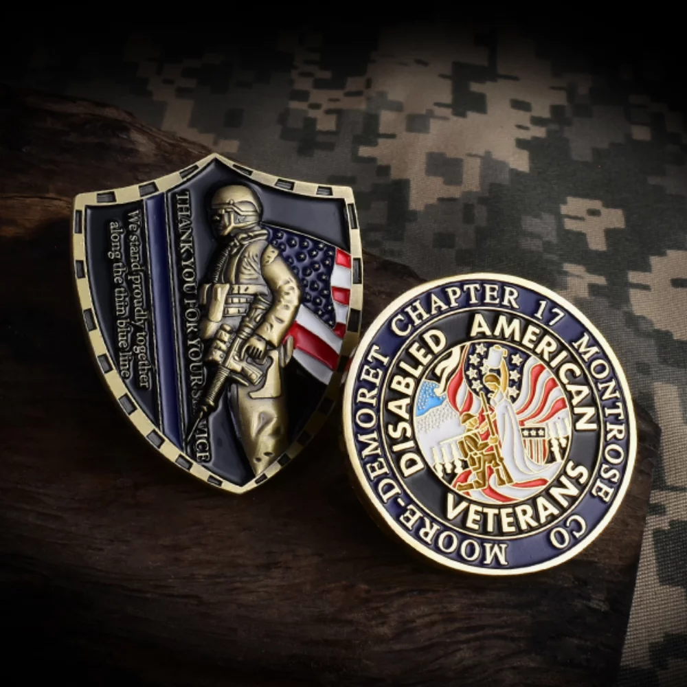 1.5" Soft Enamel Coins (Color 2 Sides)