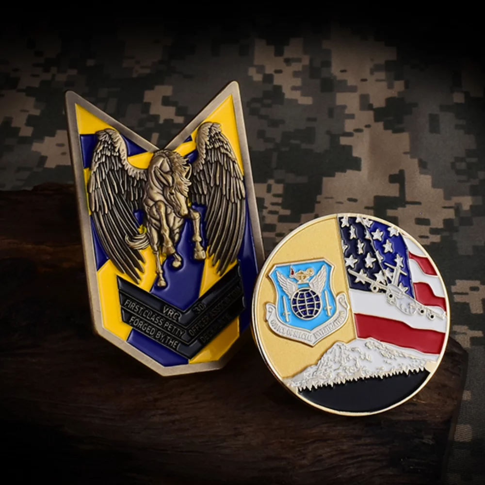 1.25" Soft Enamel Coins (Color 2 Sides)