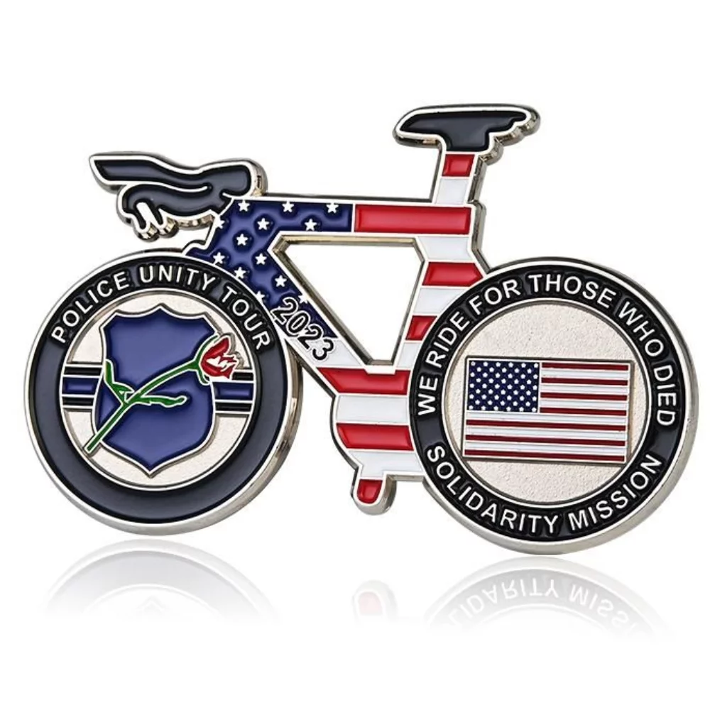 1.5" Soft Enamel Coins (Color 2 Sides)