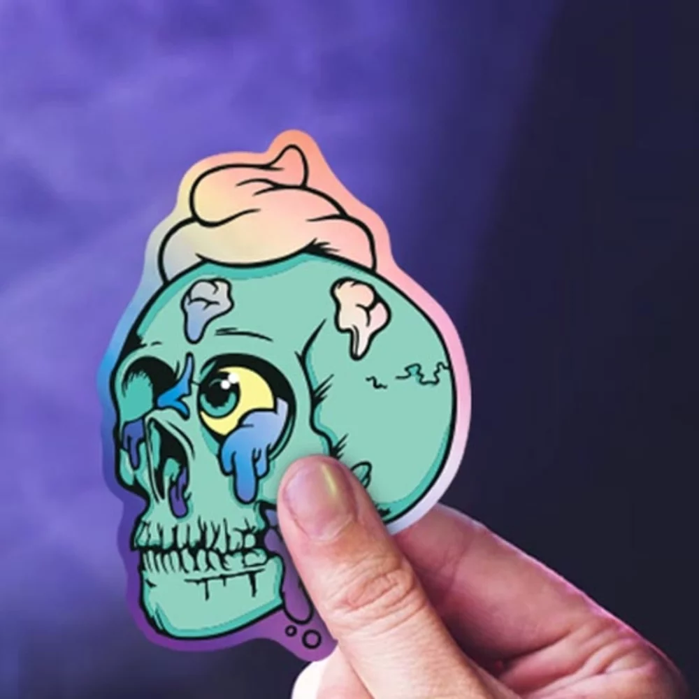 2" Custom Holographic Sticker