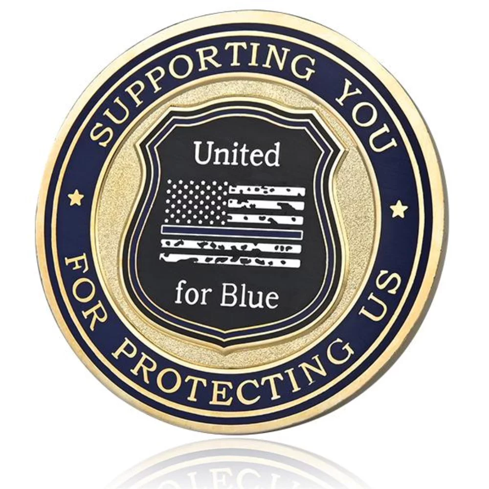 Pièces de monnaie en émail dur de forme personnalisée de 2" (couleur des deux côtés)