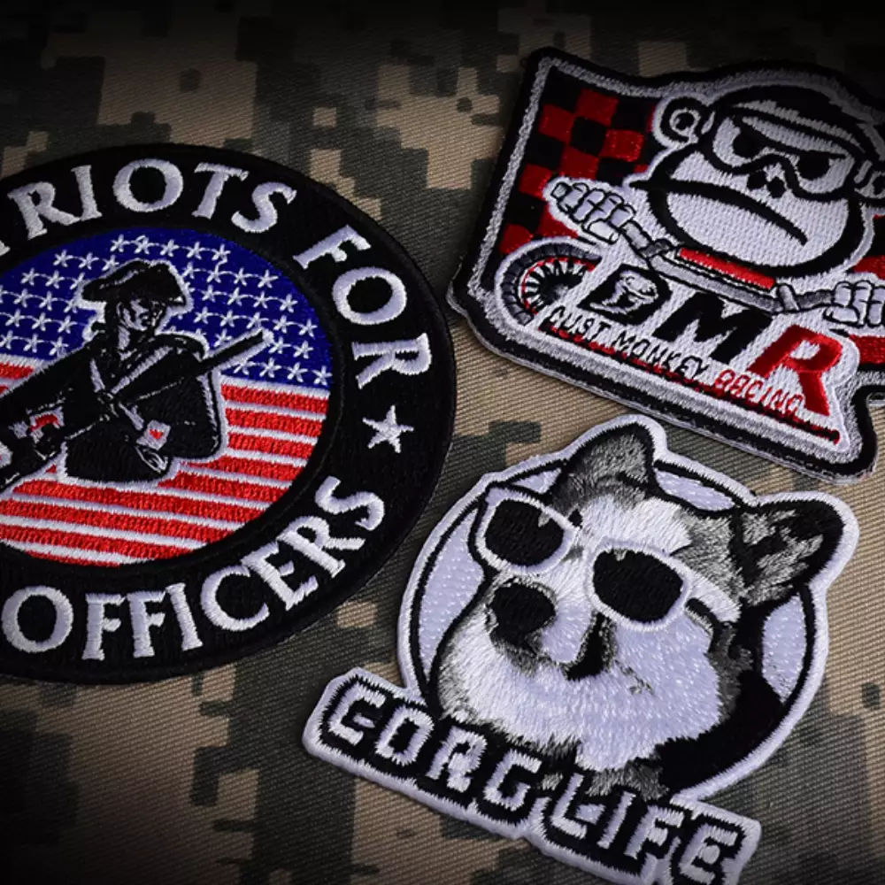 4.5" Embroidered Patch (100% Coverage)