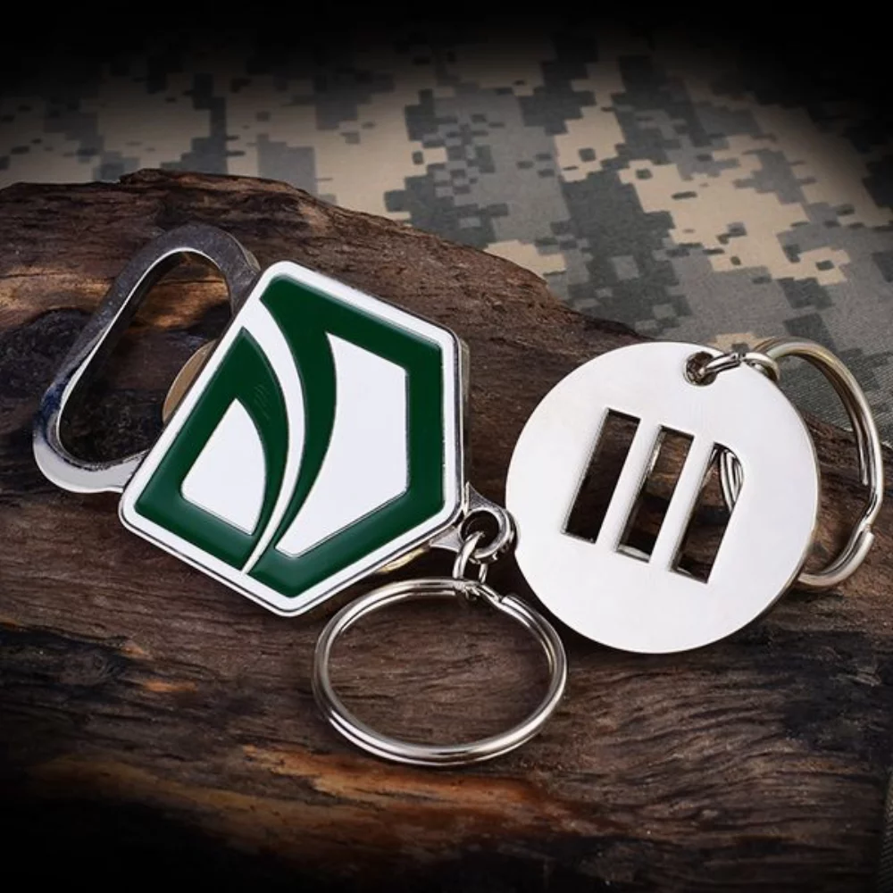 1" Soft Enamel Keychain