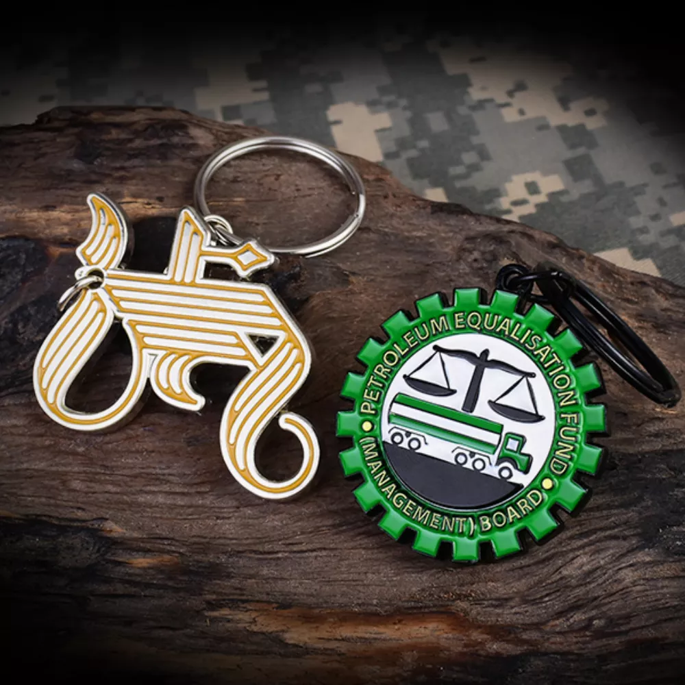 2" Soft Enamel Keychain